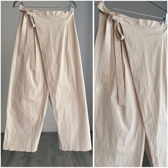 ZARA WRAP FRONT PANTS ZW COLLECTION
ECRU - Picture 4 of 14